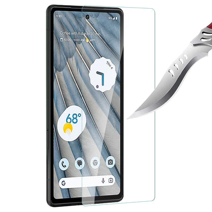 Screen Protector for Google Pixel 7A Transparent Screen Protector Tempered Glass 9H Hardness Case Friendly Easy Install Screen Guard Tempered Glass