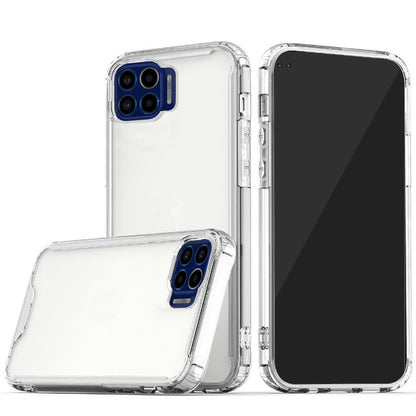 For Apple iPhone 17E /16E Clear Colored Shockproof Transparent Hard PC + Rubber TPU Hybrid Bumper Shell Slim Protective Case Cover Clear