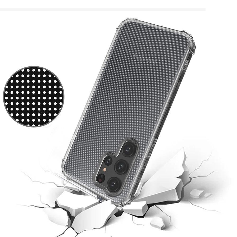 For Samsung Galaxy S26+ / S26 Plus Hybrid Clear TPU Bumper, Shockproof, Rubber Silicone 4 Corners Gel, Lightweight, Protective Slim Back Case Cover Clear
