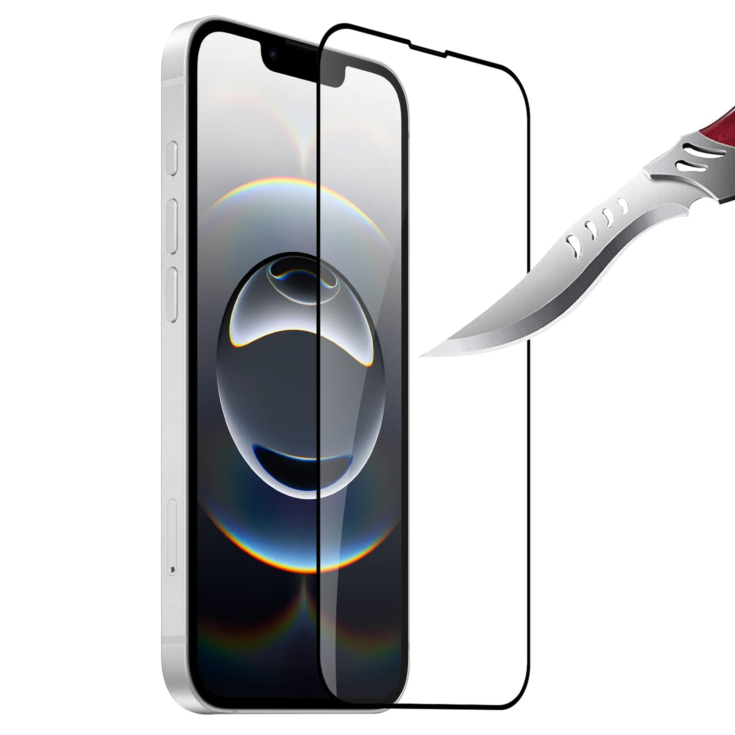 For Samsung Galaxy Z Flip 7 FE Tempered Glass Screen Protector [Full Coverage] Curved Black Edged 9H Hardness Glass Screen Protector Case Cover Clear Black