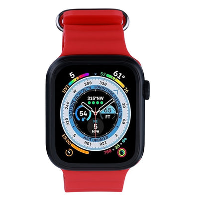 echelon ComfyFit Silicone Strap for Apple Watch Series 9 41mm/Watch Series 10 42mm / Watch SE (2022) 40mm - Red, Apple Watch Accessories