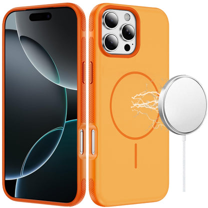 For iPhone 16 Pro Max (6.9") Super Magnetic Premium Edged Core Matte Thick Hybrid Drop Protection Shockproof Design Protector