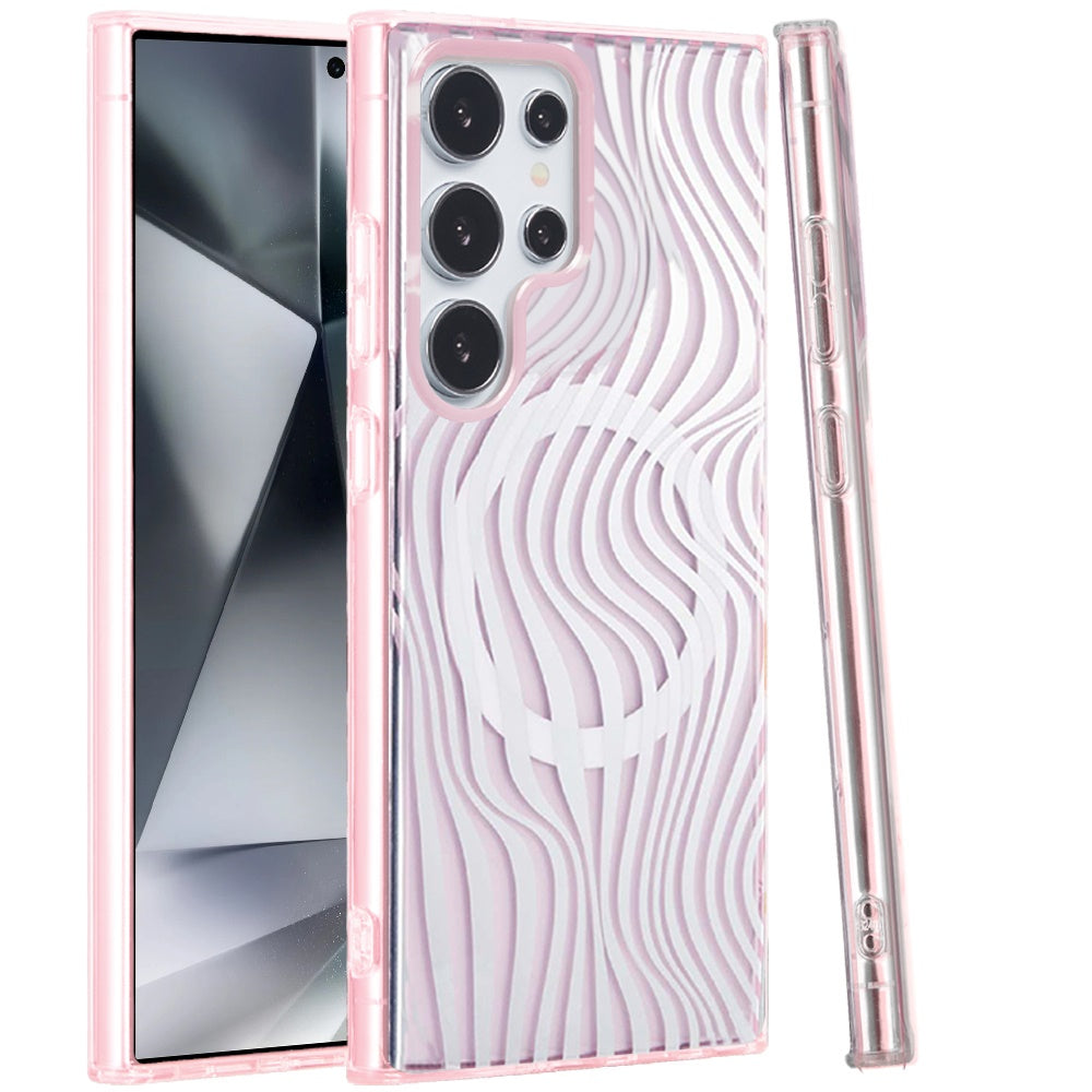 For Samsung Galaxy S23 Ultra Durable Fashion IMD Printed Design TPU Slim Shockproof Protective Case with Stylish Pattern Case Cover