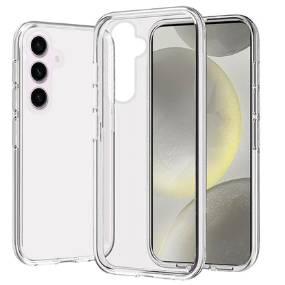 For Samsung Galaxy A17 5G Transparent Shock Absorption PC + TPU Rubber Gel Thick 3mm Hybrid Silicone Slim Fit Back Case Cover Clear