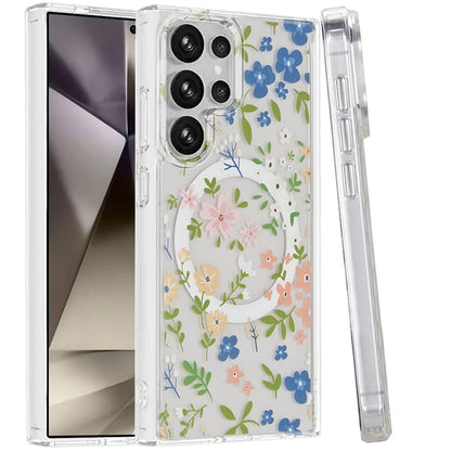 For Samsung Galaxy S25 Ultra Cute Fashion Pattern Design, Durable Shockproof Slim TPU Hard Back, MagSafe Compatible Case Cover