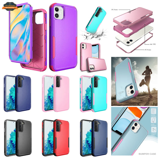 For Samsung Galaxy A16 5G Heavy Duty Shockproof Dual Layer Drop Protection Tough Hybrid Rugged Rubber Armor Defend Case Cover