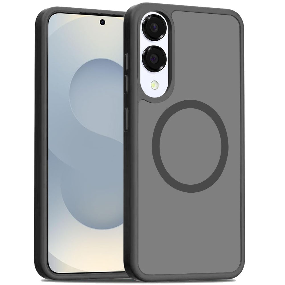 For Samsung Galaxy S25 EDGE MagSafe Compatible Case Hybrid Soft TPU Bumper Hard Translucent Matte Back Slim Shockproof Case Cover