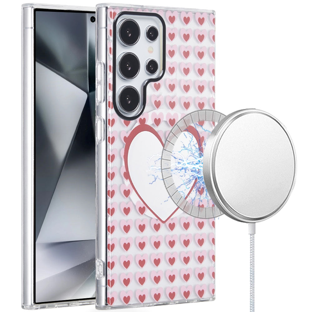 For Samsung Galaxy S24 Ultra Durable Fashion IMD Printed Design TPU Slim Shockproof Protective Case with Stylish Pattern Case Cover