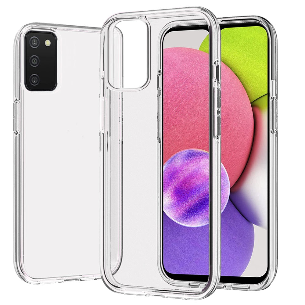 Transparent Shock Absorption PC + TPU Rubber Gel Thick 3mm Hybrid Silicone Slim Fit Back