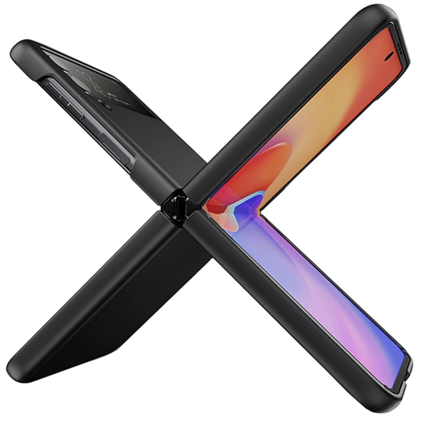 For Motorola Razr+ PLUS (2025 /2024) Slim Thin Hybrid Matte Finish TPU Silicone Case, Soft Grip Shockproof, Non-Slip Rubber Case Cover