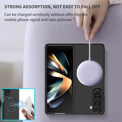 For Samsung Galaxy Z Flip 7 Matte Magnetic Case Supports Fast Wireless Charging, Slim Hybrid TPU Rubber Shockproof Case Cover
