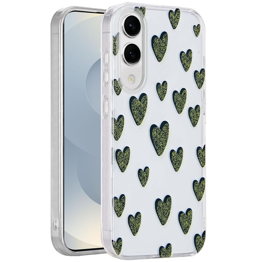 For Samsung Galaxy S25 Edge Fashion Layer Design Slim IMD TPU Protective, Shockproof Hybrid Stylish Durable Hard PC Case Cover