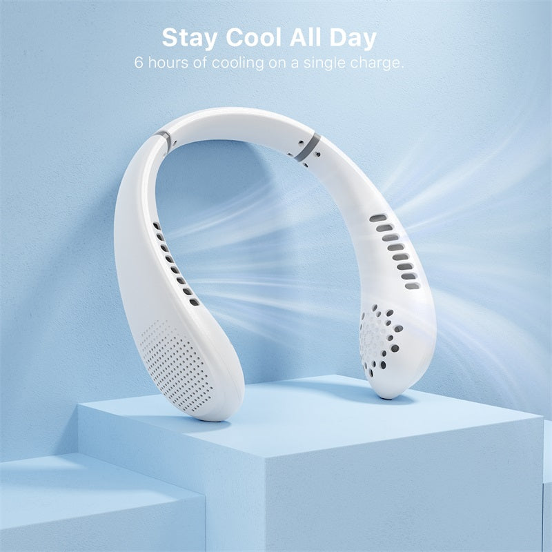 echelon EzBreeze Blade Less Neck Fan - White, Universal Accessories