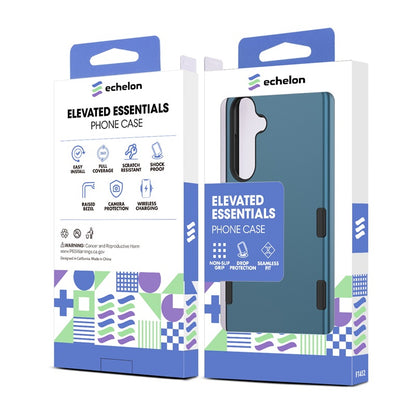 For Hybrid Slim Shockproof Bumper Protective Hard PC + Rubber TPU Phone Cover Bravo Series Case for Samsung Galaxy S24 Fan Edition - Blue Case Cover Blue