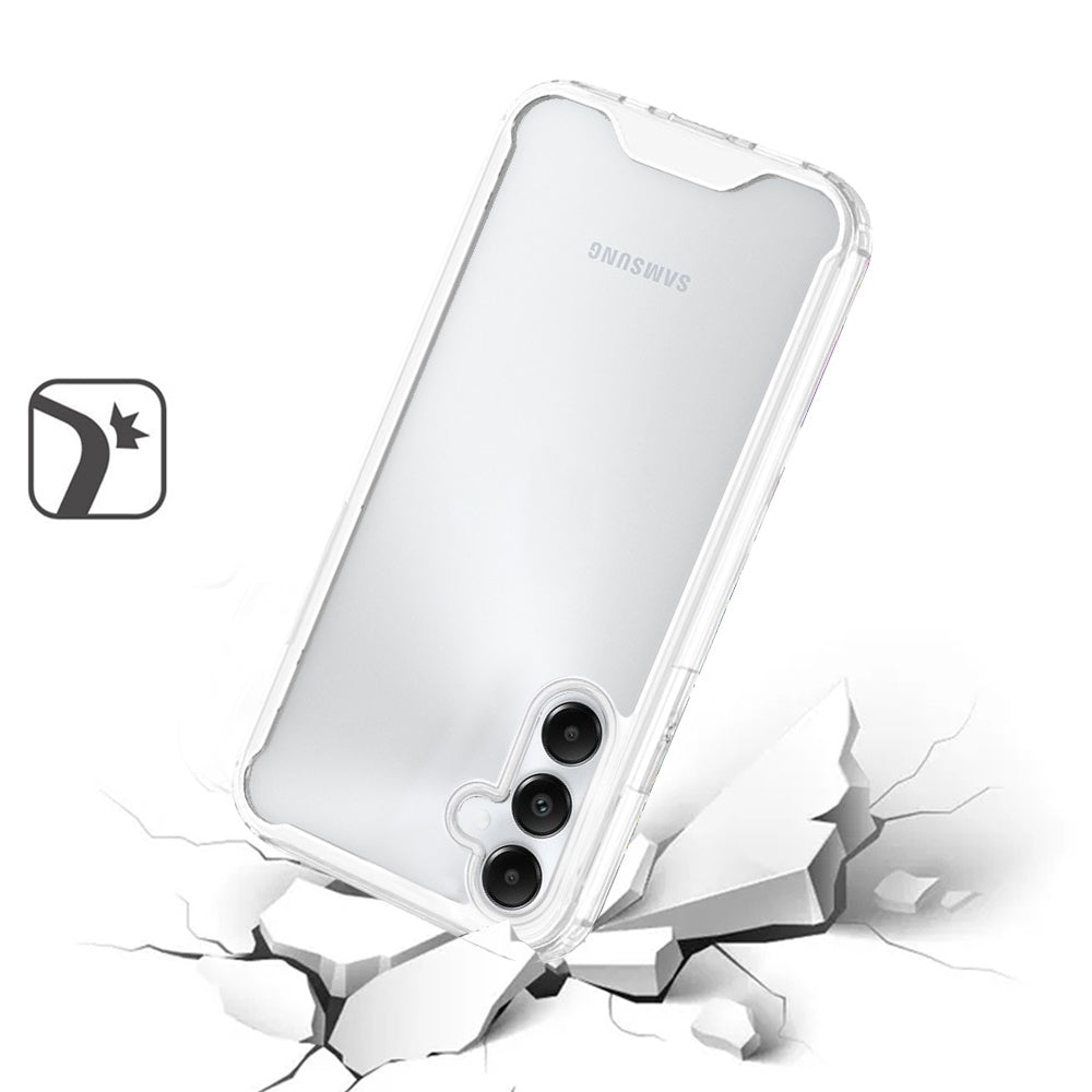 For Apple iPhone 12 Pro Max Clear Colored Shockproof Transparent Hard PC + Rubber TPU Hybrid Bumper Shell Slim Protective Case Cover Clear