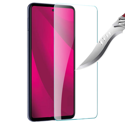 For T-Mobile Revvl 7 Pro 5G Tempered Glass Screen Protector, Clear HD Anti-Scratch Protective Film, Touch Sensitive, Easy Install, Bubble-Free Protector Clear