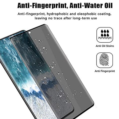 For Samsung Galaxy S26 Privacy Tempered Glass Screen Protector, 9H Anti-Spy Anti-Peek Protector Black