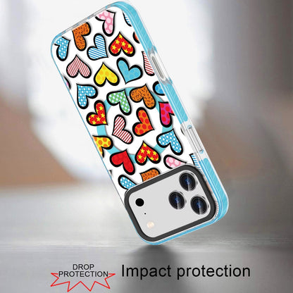 For Apple iPhone 17 Pro Max Magnetic Hybrid Stylish Design IMD Pattern, Compatible with MagSafe, Slim TPU Case Cover