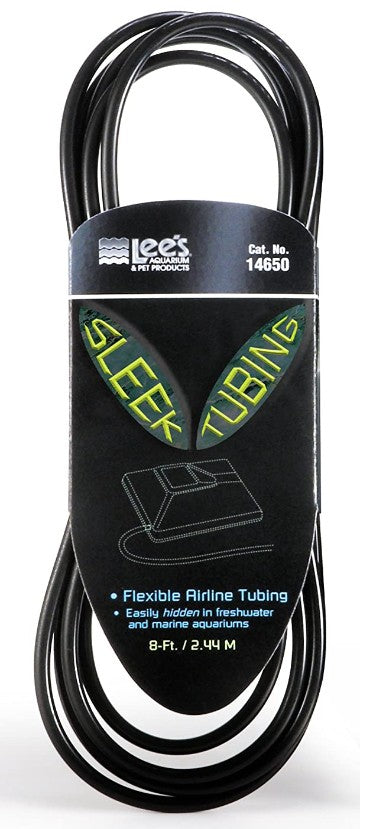 Lees Stealth Black Airline Tubing [Pond Supplies] 8 feet - 1 count