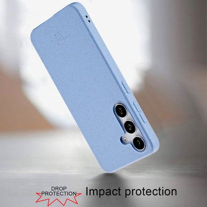 For Samsung Galaxy S24+ Plus Wheat Fiber Eco Slim Shock Protection Durable Grip Lightweight Bio Material Design for Plus Series Case Cover Pink