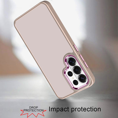 For Samsung Galaxy S26 Ultra Slim Fit Thin Hybrid,Frosted Matte Polished Acrylic Hard PC with TPU Rubber Frame Case Cover