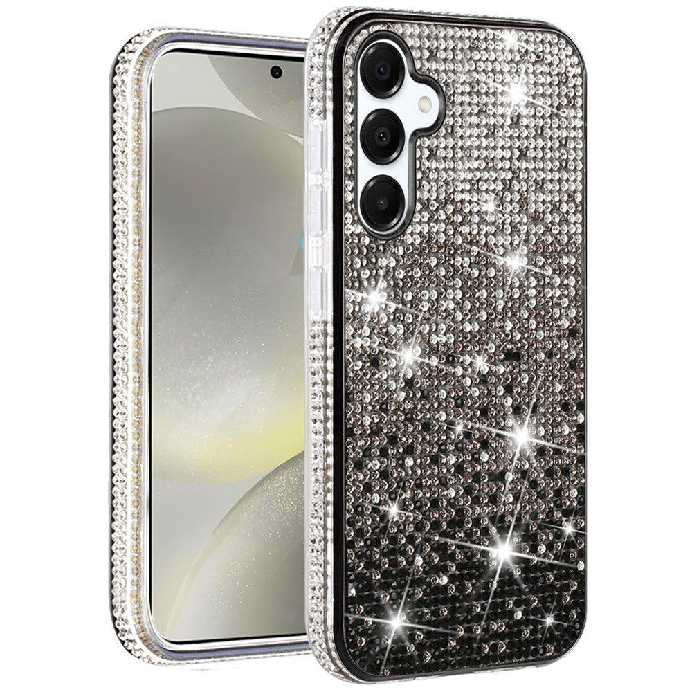 For Samsung Galaxy S25+ /S25 Plus /S24+ Plus Glitter Bling, UltraThin TPU Sparkle Diamond Rhinestone Shiny Full Crystal Stones Back Case Cover