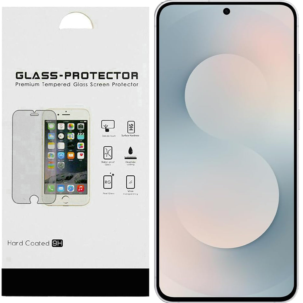 For Samsung Galaxy S25 FE /S25 Fan Edition Screen Protector Tempered Glass Premium HD Clear, Case Friendly, 9H Hardness, 3D Touch Accuracy, Anti-Bubble Film Glass Protector Clear