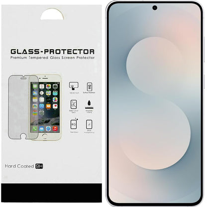 For Samsung Galaxy S25 FE /S25 Fan Edition Screen Protector Tempered Glass Premium HD Clear, Case Friendly, 9H Hardness, 3D Touch Accuracy, Anti-Bubble Film Glass Protector Clear