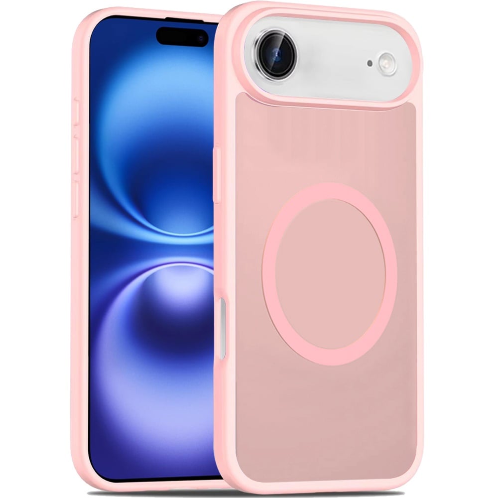 For Apple iPhone 17 Air (6.6") MagSafe Compatible Case Hybrid Soft TPU Bumper Hard Translucent Matte Back Slim Shockproof Case Cover