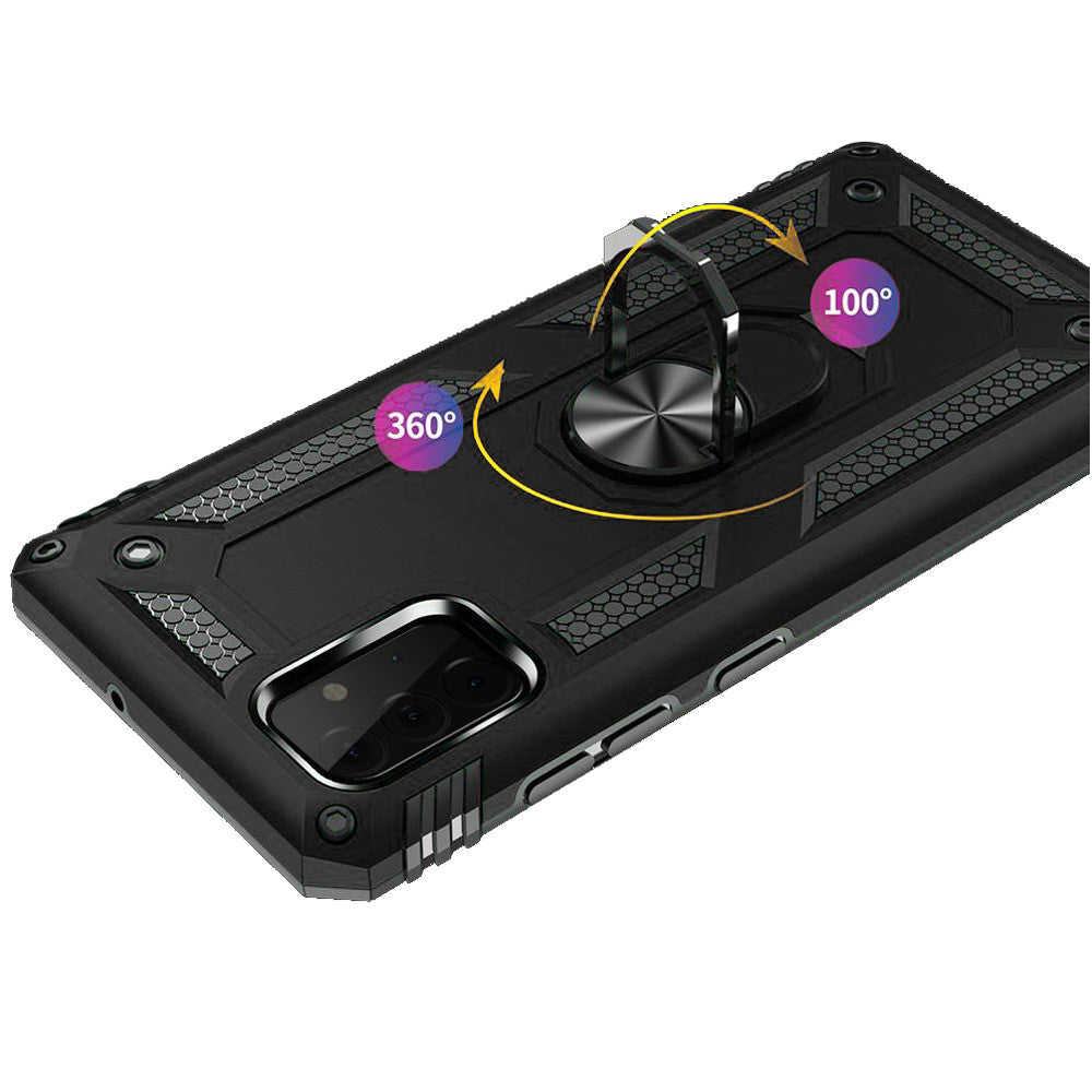For Samsung Galaxy S26 Hybrid Shockproof Durable 360 Degree Rotatable Ring Stand Holder Kickstand Fit Magnetic Car Mount Case Cover