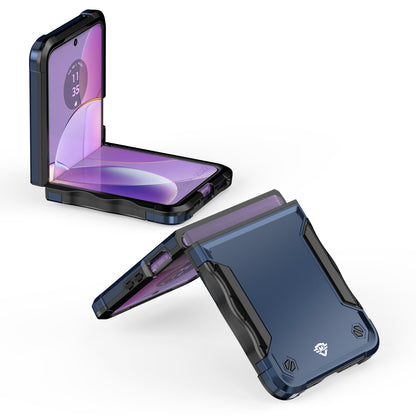 For Motorola Razr 2024 Back Hybrid Slim Fit Thin Lightweight Shockproof Hard PC Bumper Frame 2in1 Armor Protection Case Cover