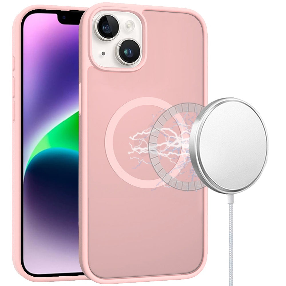 For Samsung Galaxy A37 MagSafe Compatible Case Hybrid Soft TPU Bumper Hard Translucent Matte Back Slim Shockproof Case Cover