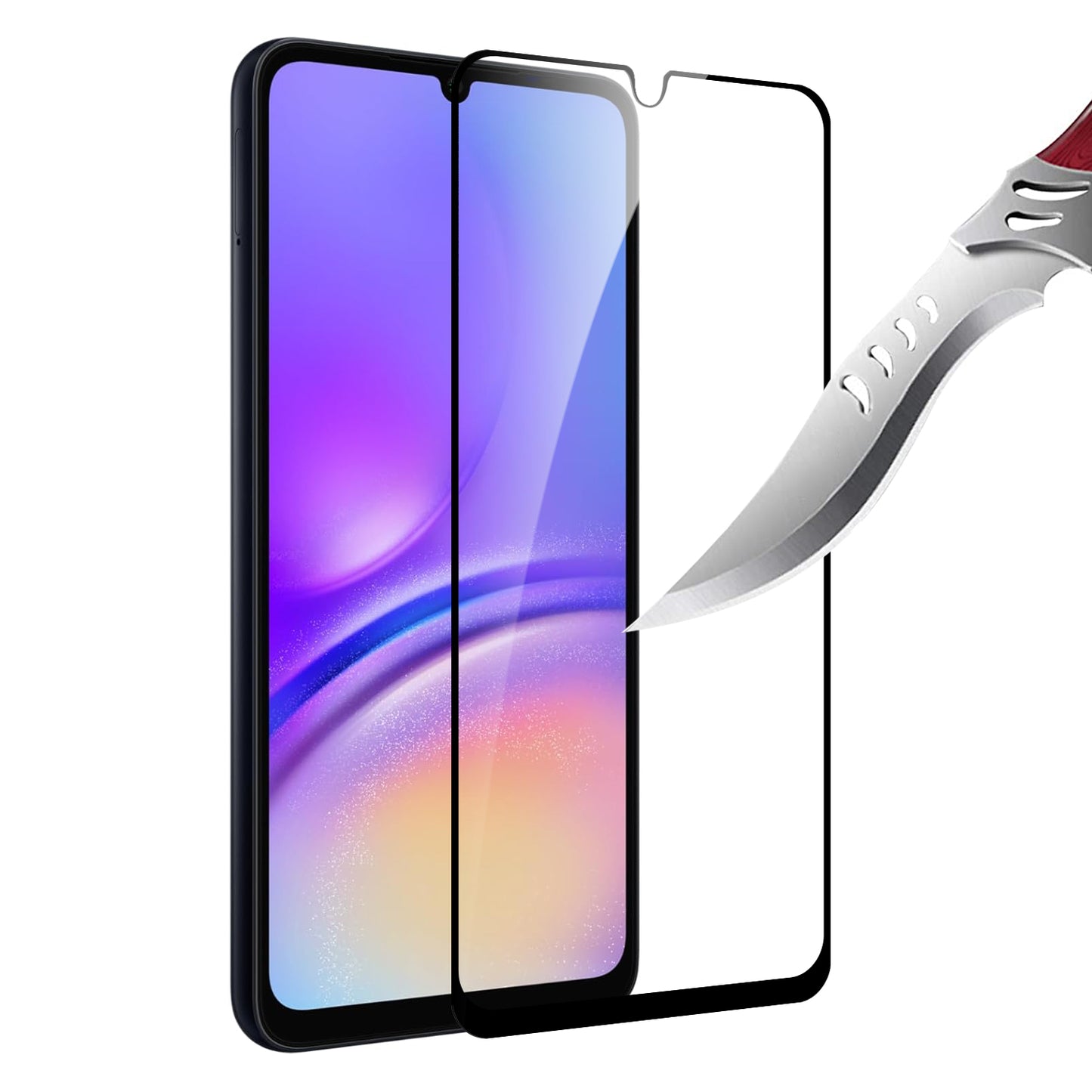 Samsung Galaxy A16 5G Tempered Glass Screen Protector [Full Coverage] Curved Fit Black Edged 9H Hardness Glass Screen Protector