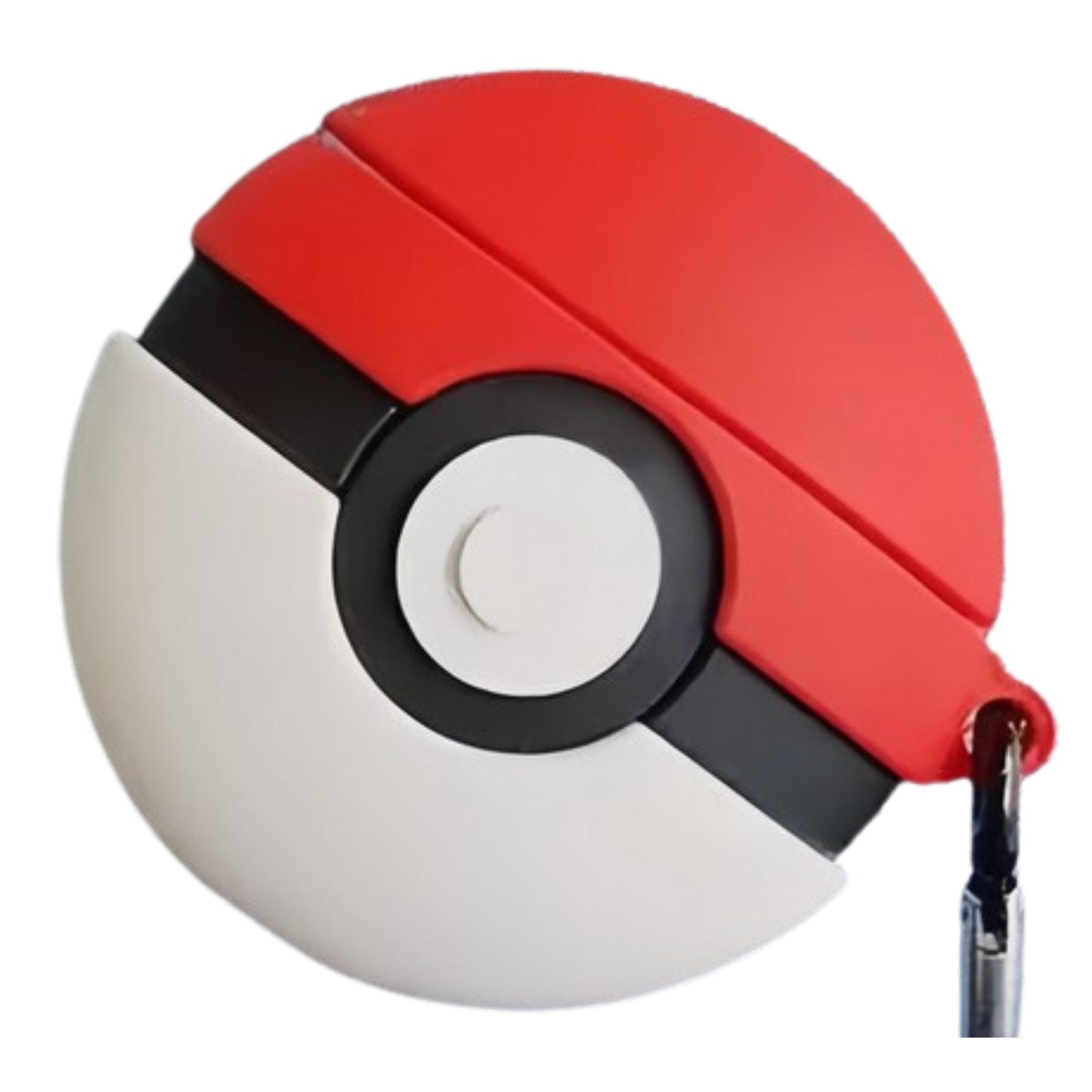 For Airpods Pro 3 Hybrid Cute 3D Fun Design Silicone Skin Cartoon Animal with Keychain Buckle Holder Rubber TPU Soft Case Cover Poke Ball