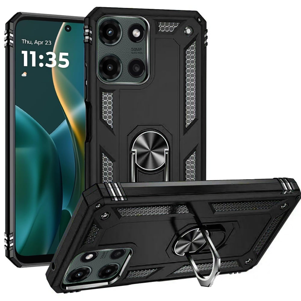 For Motorola Moto G Stylus 5G 2026 /2025 Hybrid Shockproof Durable 360 Degree Rotatable Ring Stand Holder Kickstand Fit Magnetic Car Mount Case Cover