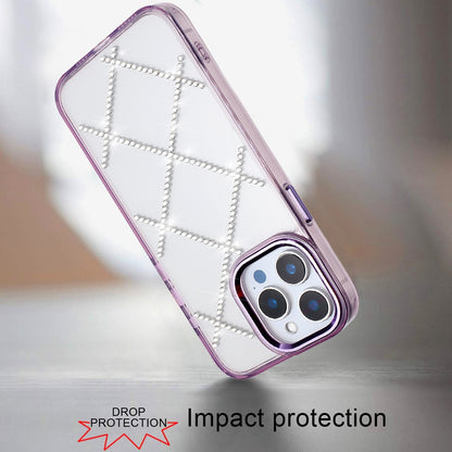 For Samsung Galaxy S26+ / S26 Plus Gem Glitter Diamond Bling Clear Hybrid TPU Cover, Colorful Shockproof Protective Back, Slim Fit for Women Girls Case Cover Dark Purple