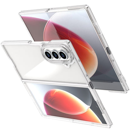 For Samsung Galaxy Z Fold 7 Transparent Hybrid Shockproof Hard PC Slim Durable TPU Bumper Protection Case Cover