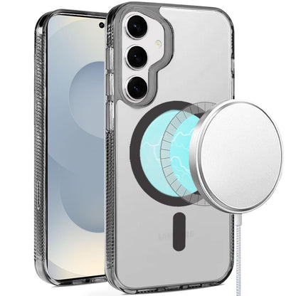 For Samsung Galaxy S26 MagSafe Compatible Integrated Technology Clean Transparent Hybrid Armor TPU Frame Case Cover