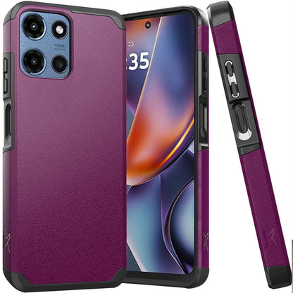 Phone Case for Motorola Moto G 5G 2026 / 2025 Slim Tough Shockproof Heavy Duty Hybrid Armor Anti Slip Durable Grip Dual Layer TPU Protective Hard Shell Cover