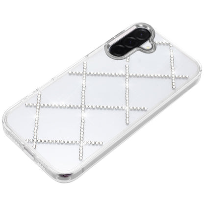 For Samsung Galaxy A57 Gem Glitter Diamond Bling Clear Hybrid TPU Cover, Colorful Shockproof Protective Back, Slim Fit for Women Girls Case Cover