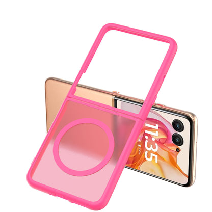 For Motorola Razr 2025 Magnetic Case Hybrid Soft TPU Rubber Bumper Hard Translucent Matte Back Slim Shockproof Case Cover