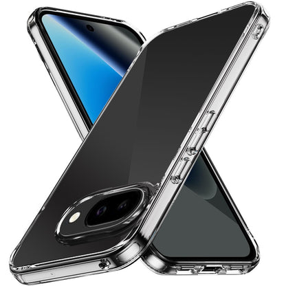 For Google Pixel 10a Shockproof Slim Crystal Clear Transparent Hybrid Cover with Enhanced Drop Protection Case Cover Transparent
