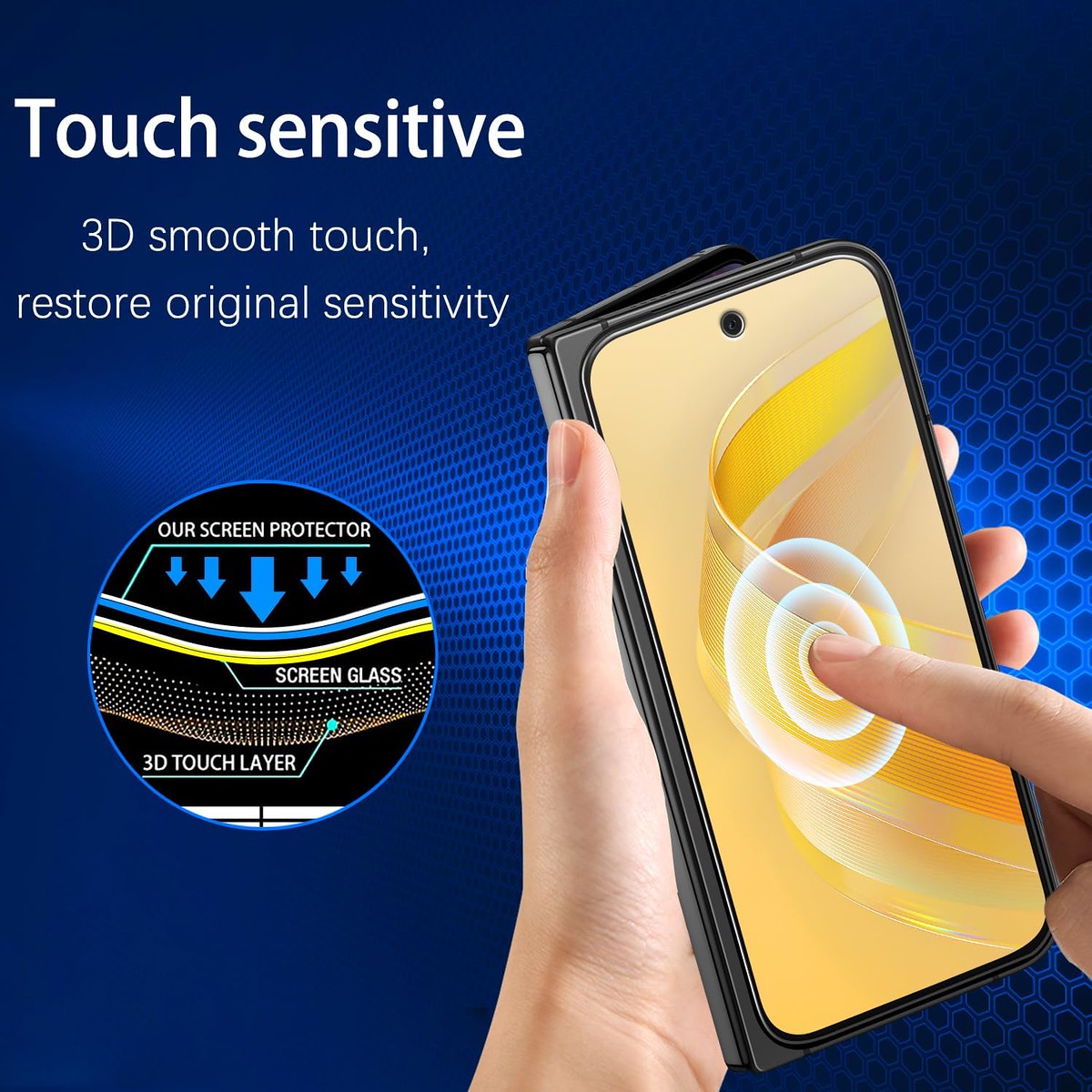 For Google Pixel 10 Pro Fold Tempered Glass Screen Protector [Full Coverage] Curved Black Edged 9H Hardness Glass Screen Protector Protector Clear Black