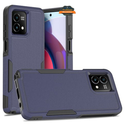 For Samsung Galaxy Xcover 7 Pro Rugged Heavy-Duty Dual Layer Military-Grade, Rubber TPU Defender, Hybrid Shockproof Case Cover