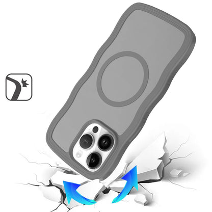 For Apple iPhone 13 Pro Max Grip Hand Magnetic Hybrid Case Shockproof Protection Matte Skin Rubber TPU + PC Case Cover