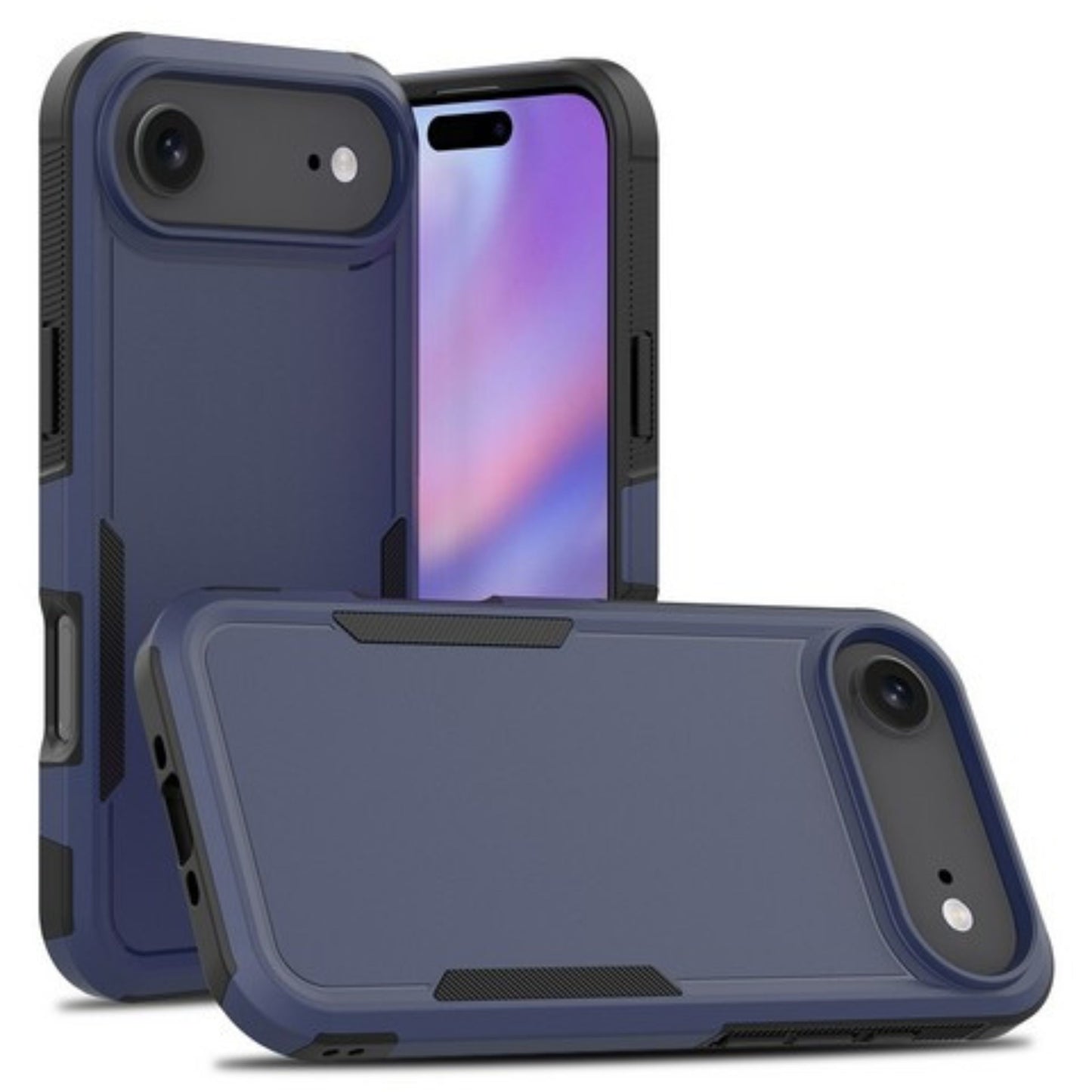 For Apple iPhone 17 Rugged Heavy-Duty Dual Layer Military-Grade, Rubber TPU Defender, Hybrid Shockproof Case Cover