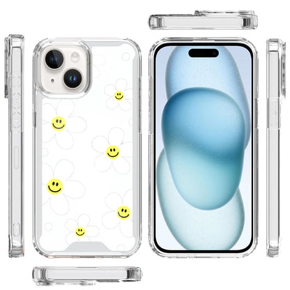 For iPhone 15 (6.1") Beautiful TPU Design, Slim Shockproof Soft Cover for Women and Girls, Stylish Protective Case Cover