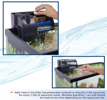 Aqueon AquaPacs Water Clarifier [Aquarium Supplies] 12 count