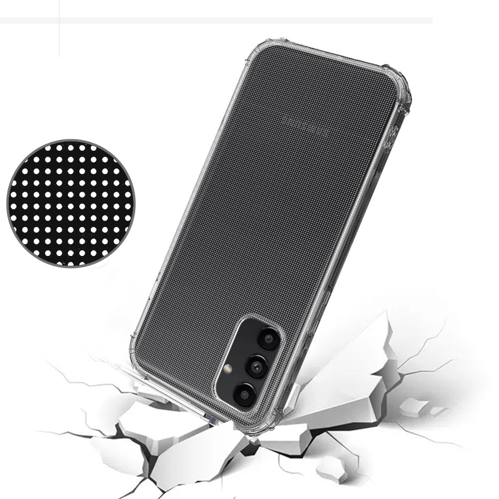 For Samsung Galaxy A16 5G Hybrid Clear TPU Bumper, Shockproof, Rubber Silicone 4 Corners Gel, Lightweight, Protective Slim Back Case Cover Clear