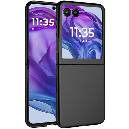 For Motorola Razr+ PLUS (2025 /2024) Snap-On Flip Premium Matte Finish Slim Lightweight Protective PC + Rubber TPU Hard Shell Case Cover